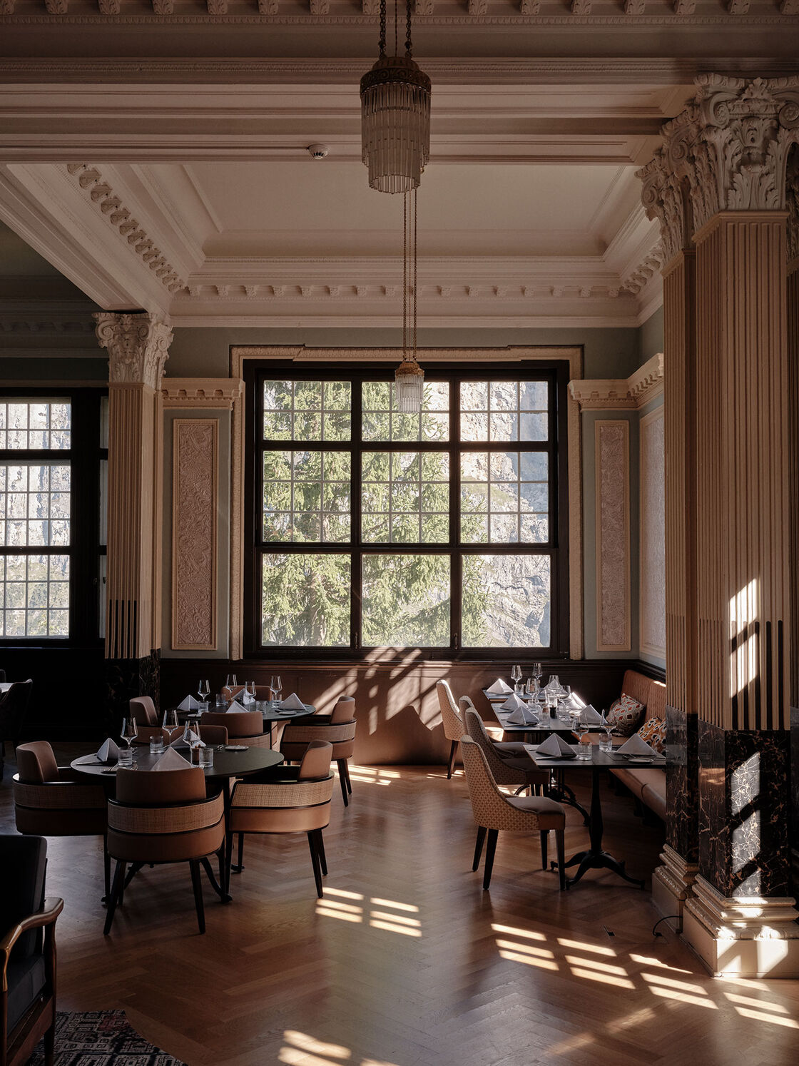 Umbau Palace Hotel Mürren – atmosphärische Architekturfotografie zwischen Geschichte und Gegenwart