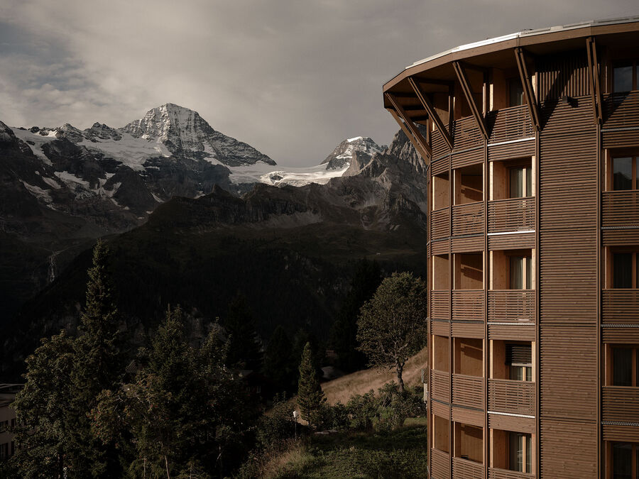 Umbau Palace Hotel Mürren – atmosphärische Architekturfotografie zwischen Geschichte und Gegenwart