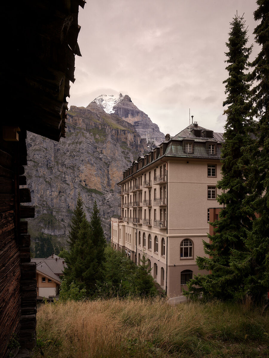 Umbau Palace Hotel Mürren – atmosphärische Architekturfotografie zwischen Geschichte und Gegenwart