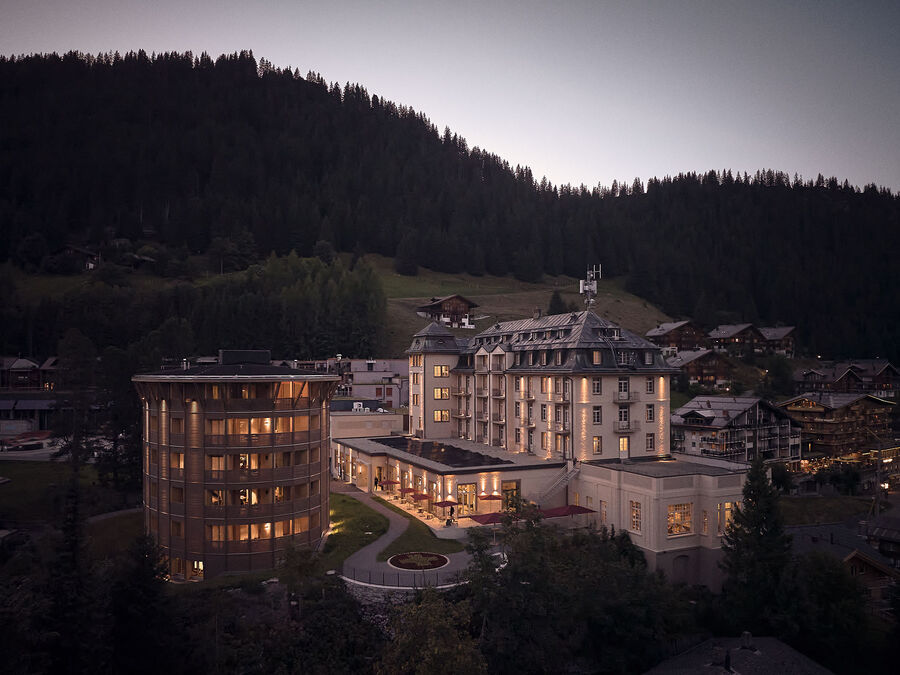 Umbau Palace Hotel Mürren – atmosphärische Architekturfotografie zwischen Geschichte und Gegenwart