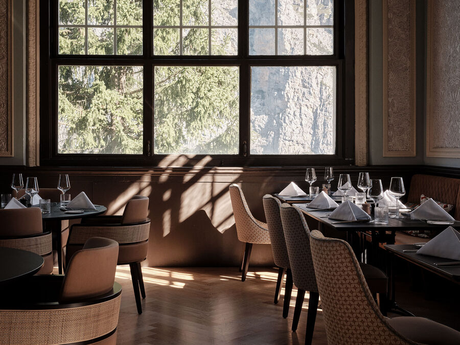 Umbau Palace Hotel Mürren – atmosphärische Architekturfotografie zwischen Geschichte und Gegenwart